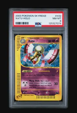 Xatu H32 Skyridge E Series 2003 Pokemon Card Holo PSA 8 NM Mint New Cert - Image 1