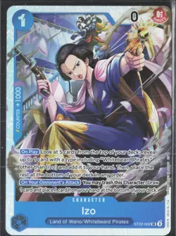 Izo ST22-002 SR One Piece Card Game - Image 1