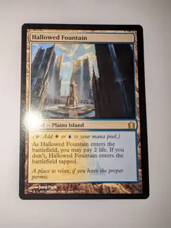 Hallowed Fountain Return to Ravnica Regular Card NM Magic the Gathering - Image 1
