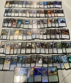 MTG Magic The Gathering Card Lot #225, 100+ Card Lot. Includes 10 FOILS - Image 1
