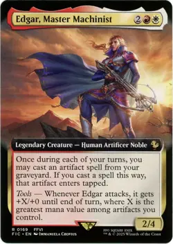 Edgar, Master Machinist (Extended Art) 0169 - Commander: Final Fantasy SHIPS NOW - Image 1