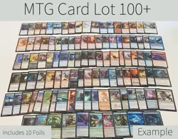 MTG Magic The Gathering Card Lot #927, 100+ Card Lot, Random. Includes 10 FOILS - Image 1