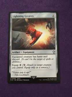 Lightning Greaves - FINAL FANTASY - NM - MTG FIC - Image 1