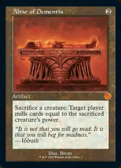 1 x Altar of Dementia - Foil - Retro Frame - The Brothers' War: Retro Frame Arti - Image 1