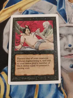 Sacrifice MTG Unlimited Uncommon Black Instant Near-Mint x1 GG7 - Image 1