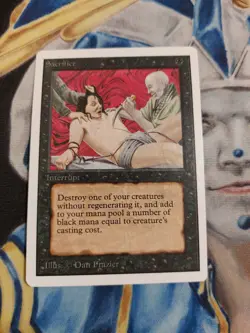 Sacrifice MTG Unlimited Uncommon Black Instant Near-Mint x1 GG7 - Image 2