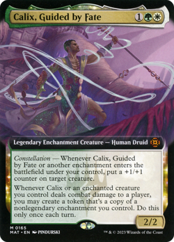 Calix, Guided by Fate (Extended Art) [March of the Machine: The Aftermath] Foil - Image 1