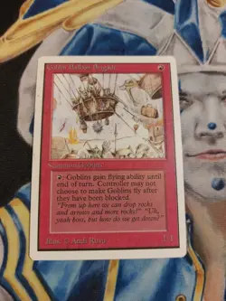 Goblin Balloon Brigade MTG Unlimited Uncommon Creature Slightly Played x1 GG6 - Image 2