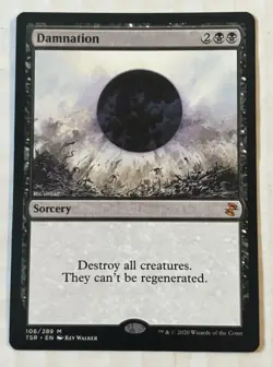 Damnation Time Spiral Remastered NM MtG Magic the Gathering - Image 1