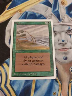 Hurricane MTG Unlimited Uncommon Green Sorcery Slightly Played x1 GG9 - Image 2