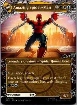 Peter Parker () (Borderless) M Marvel's Spider-Man 208 NM - Image 2