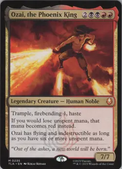 MTG Normal Ozai, the Phoenix King M Avatar: The Last Airbender 235 NM - Image 1