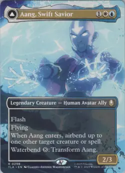 MTG Normal Aang, Swift Savior () (Borderless) R Avatar: The Last Airbender 298 N - Image 1