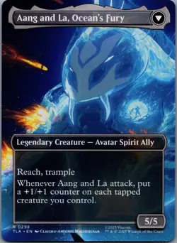 MTG Normal Aang, Swift Savior () (Borderless) R Avatar: The Last Airbender 298 N - Image 2