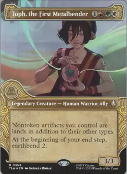 MTG Foil Toph, the First Metalbender (Showcase) R Avatar: The Last Airbender 353 - Image 1