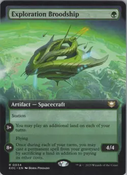 MTG Normal Exploration Broodship (Extended Art) R Commander: Edge of Eternities - Image 1