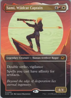 MTG (Regular) Sami, Wildcat Captain (Borderless) M Edge of Eternities 301 NM - Image 1