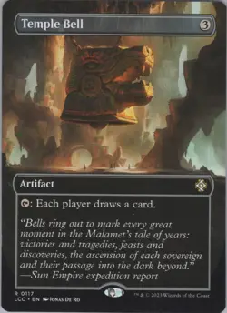 MTG Normal Temple Bell (Borderless) R Commander: The Lost Caverns of Ixalan 117 - Image 1