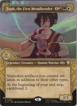 MTG Normal Toph, the First Metalbender (Showcase) R Avatar: The Last Airbender 3 - Image 1