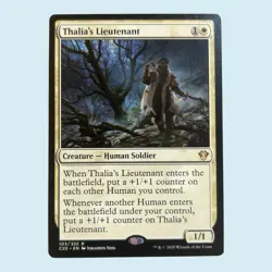 Thalia's Lieutenant, Commander 2020, Near Mint, Magic the Gathering MTG - Image 1