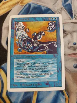 Air Elemental MTG Unlimited Uncommon Blue Creature Heavily Played x1 GG2 - Image 2
