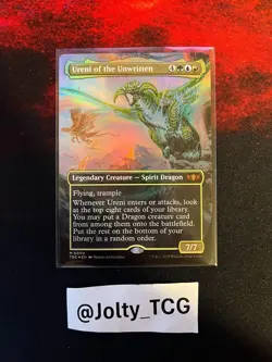 Ureni of the Unwritten (Borderless) Commander: Tarkir: Dragonstorm Foil 0009 - Image 1