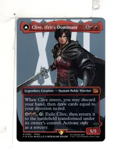 MTG SkeenAB Clive Ifrit's Dominant (0385) BORDERLESS FOIL from FIN. NM. - Image 1