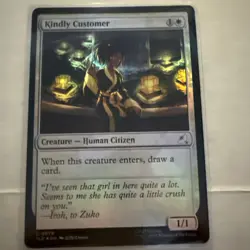 NM Foil Kindly Customer, MTG, Avatar: The Last Airbender, Magic, 79 - Image 1