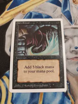 Dark Ritual MTG Unlimited Common Black Instant Slightly Played x1 GG39 - Image 2