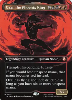 Ozai, the Phoenix King (0335) (Borderless) M Avatar: The Last Airbender 335 NM M - Image 1