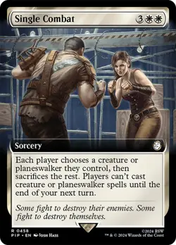 Single Combat (Extended Art) [Universes Beyond: Fallout] MTG - Image 1