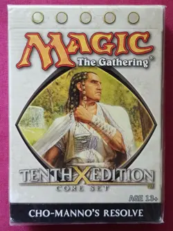 Magic The Gathering 10TH EDITION CHO-MANNO'S RESOLVE New Sealed Theme Deck MTG - Image 1