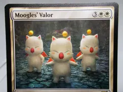 Moogles' Valor magic the gathering final fantasy rare trading card singles - Image 2