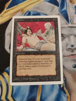 Sacrifice MTG Unlimited Uncommon Black Instant Near-Mint x1 GG12 - Image 2