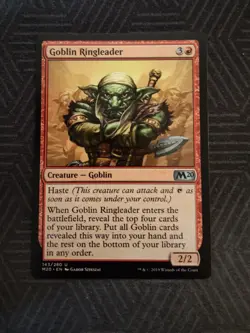mtg goblin ringleader core set 2020 - Image 1