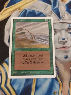 Hurricane MTG Unlimited Uncommon Green Sorcery Slightly Played x1 GG12 - Image 1