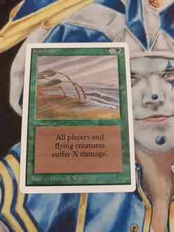 Hurricane MTG Unlimited Uncommon Green Sorcery Slightly Played x1 GG12 - Image 2