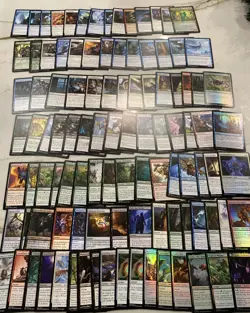 MTG Magic The Gathering Card Lot #223, 100+ Card Lot. Includes 10 FOILS - Image 1