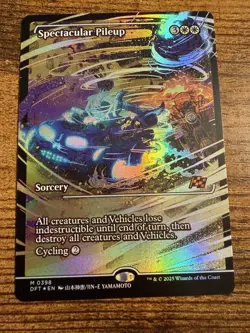 MTG Magic The Gathering Spectacular Pileup Showcase FOIL VERY rare pull! - Image 1