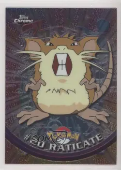 Raticate Topps Chrome Pokemon TV Animation Edition #20 2000 - Image 1