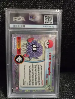PSA 9 2000 Pokemon Game Topps Chrome Tangela TV Rare Base Series 2 MINT GEM - Image 2