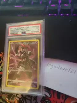 2019 Pokemon Mewtwo Armored Promo SM228 PSA 7 - Image 1