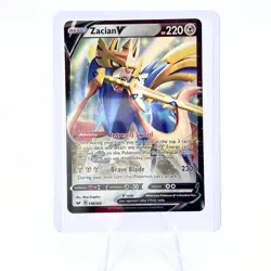 Zacian V - 138/202 Sword & Shield Base Set Ultra Rare NM Pokemon TCG - Image 3