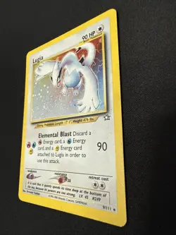 Pokemon TCG Neo Genesis Lugia Unlimited Holo Rare Card 9/111 2000 - Image 2