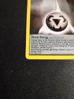 2000 WOTC Pokemon Metal Energy 19/111 Neo Genesis 1st Edition LP - Image 4