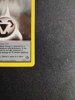2000 WOTC Pokemon Metal Energy 19/111 Neo Genesis 1st Edition LP - Image 5