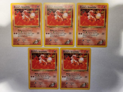 Pokemon TCG - Blaine's Growlithe - 62/132 - Common - Gym Heroes NM (5) - Image 1