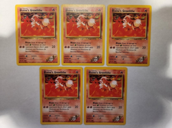 Pokemon TCG - Blaine's Growlithe - 62/132 - Common - Gym Heroes NM (5) - Image 2