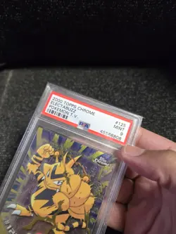 PSA 9 2000 Pokemon Game Topps Chrome Electabuzz TV Rare Base Series 2 MINT GEM - Image 5