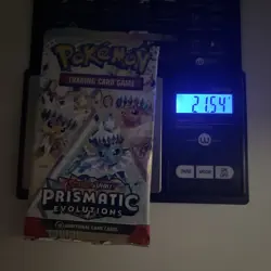 VERY HEAVY! 21.54g Prismatic Evolutions Pokemon TCG Booster Pack (SEALED)✅ - Image 1